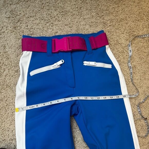 Goldbergh Goalie Pippa Rocky Ski Pants Electric Blue Pink White US 4 - Picture 4 of 7